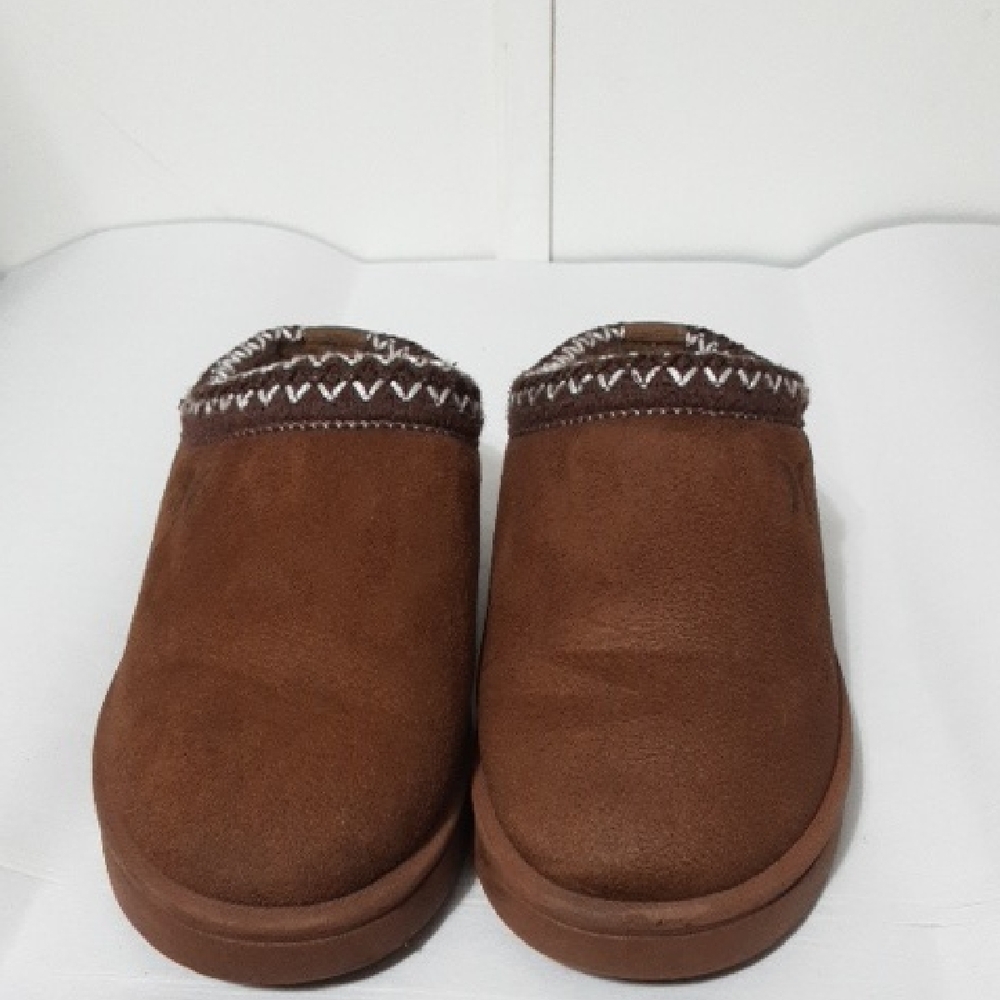 HULEY Modi Brown Faux‎ Fur Fleece Slip-On Slippers